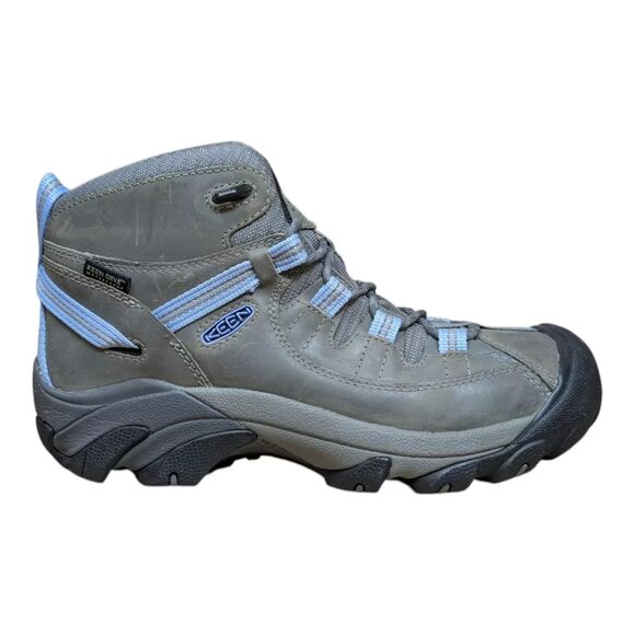 Keen Women's Targhee II Mid WP Hiking Boots  Steel Grey/Hydrangea SZ‎ 8 NIB $165 - Picture 1 of 7